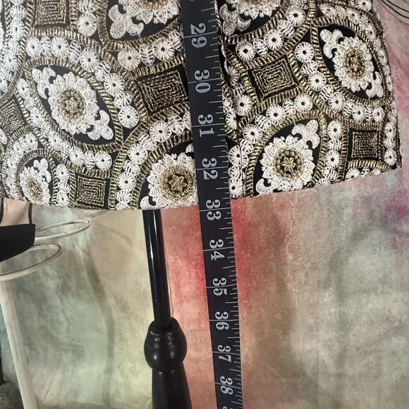 NEW📌Alice+Olivia Stunning Metallic Accented Jacquard Fabric Mini Cocktail Dress - Picture 7 of 15